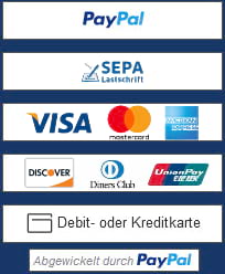 Zahlungsmethoden PayPal